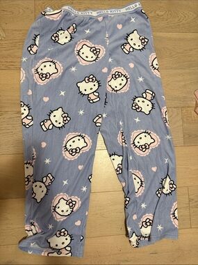 Sanrio Hello Kitty Lavender Fleece Sleep Pants Purple & Pink